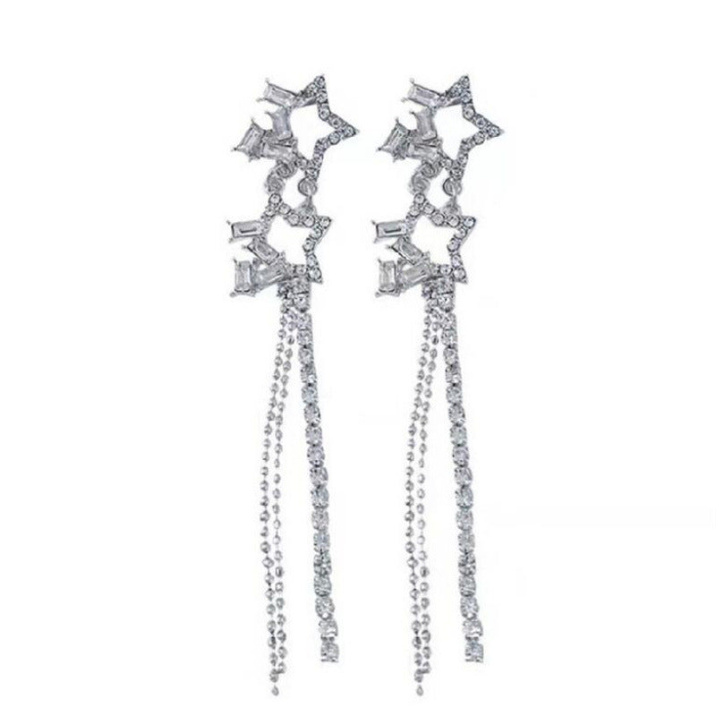 Tassel örhängen med stjärnor