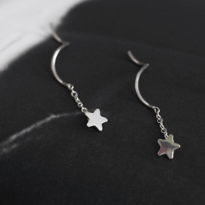 Örhängen five-pointed star wave