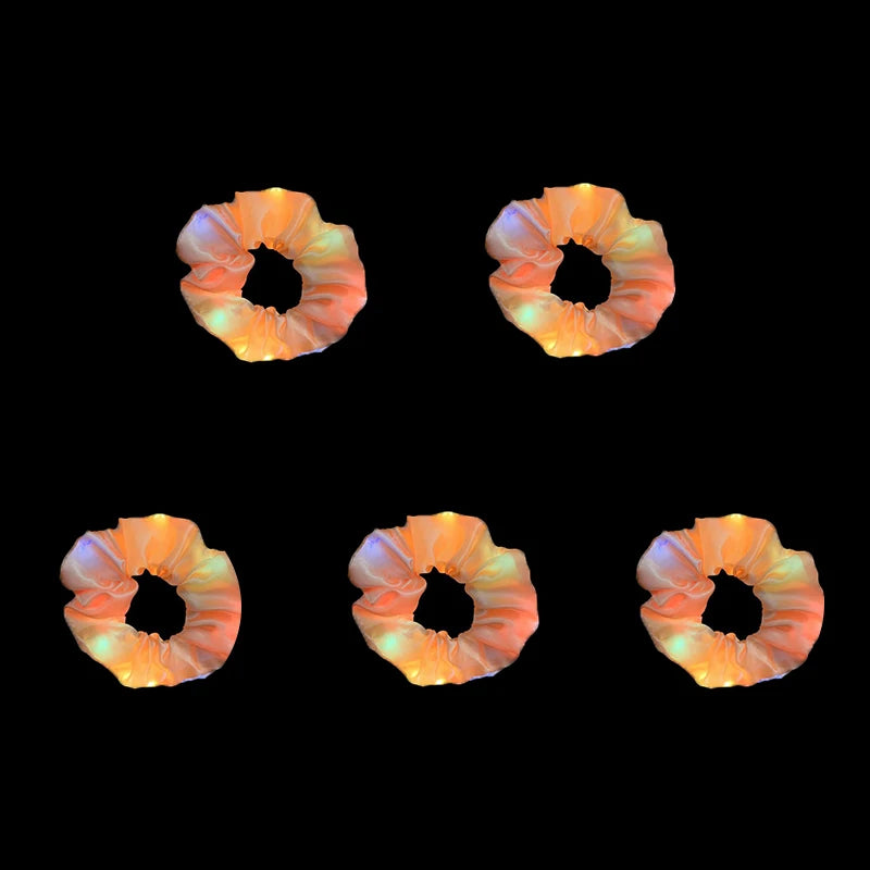 Scrunchie med led som lyser