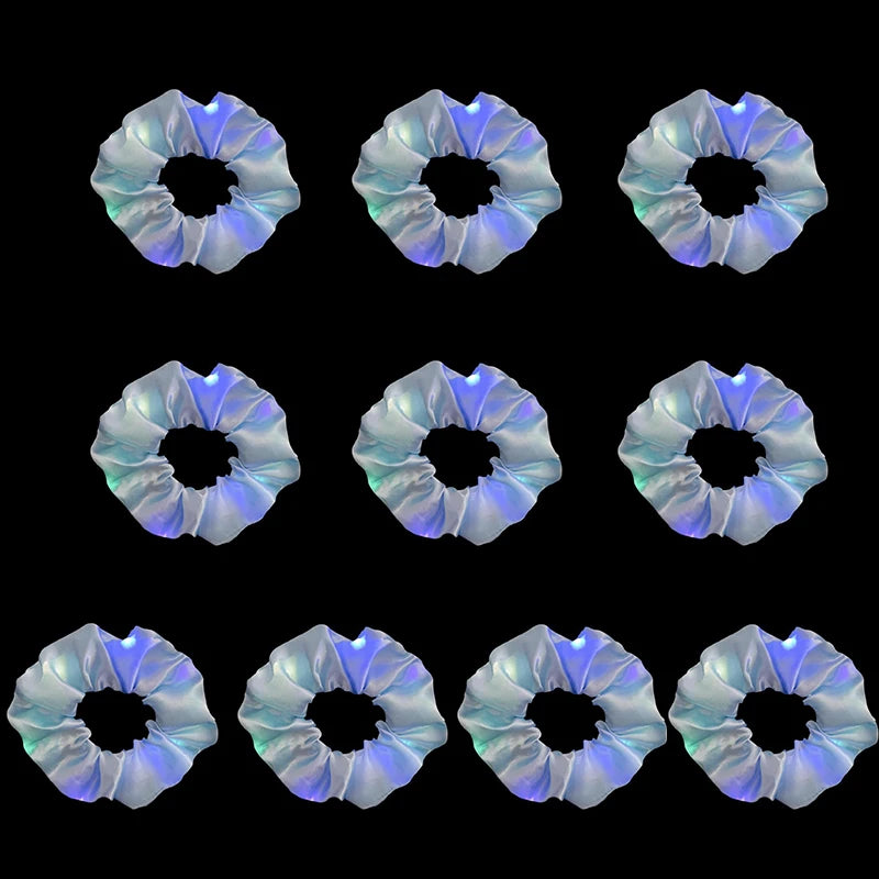 Scrunchie med led som lyser