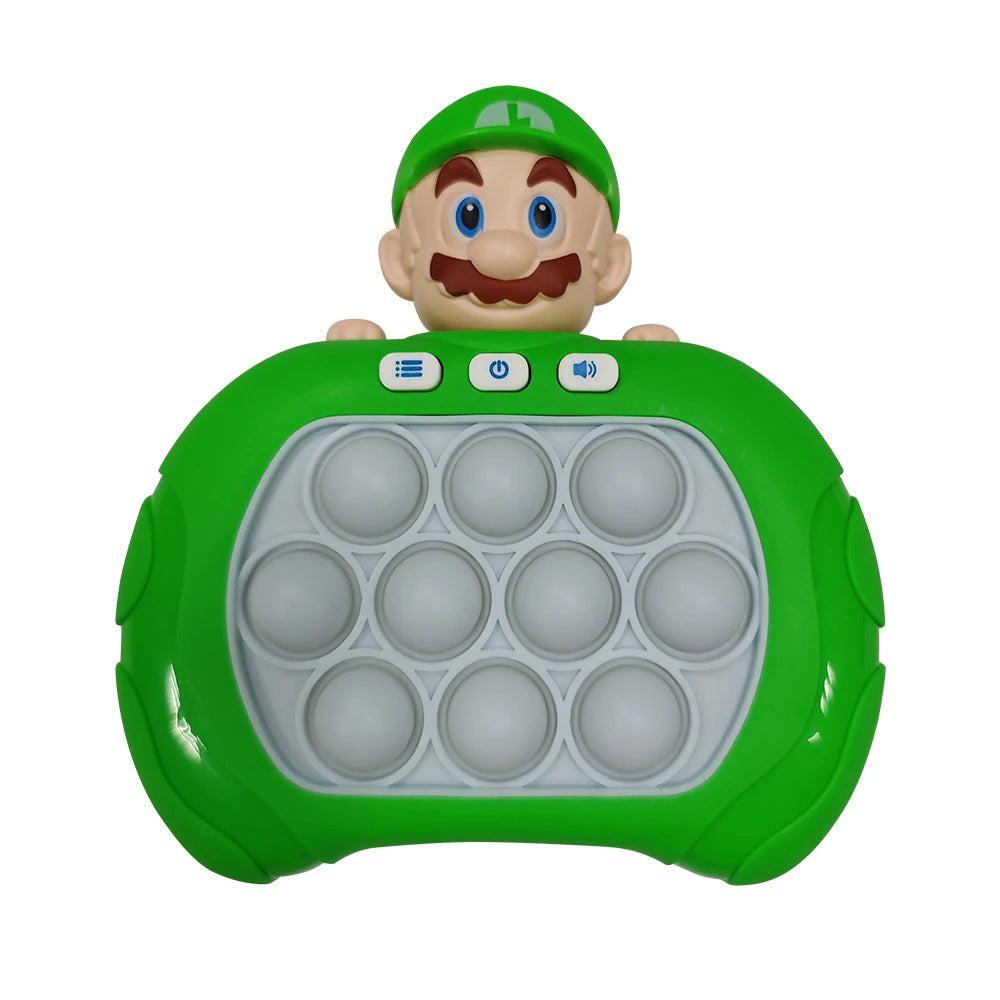 Quick Push Pop It - Elektronisk Fidget Bubble Game med Ljus & Ljud