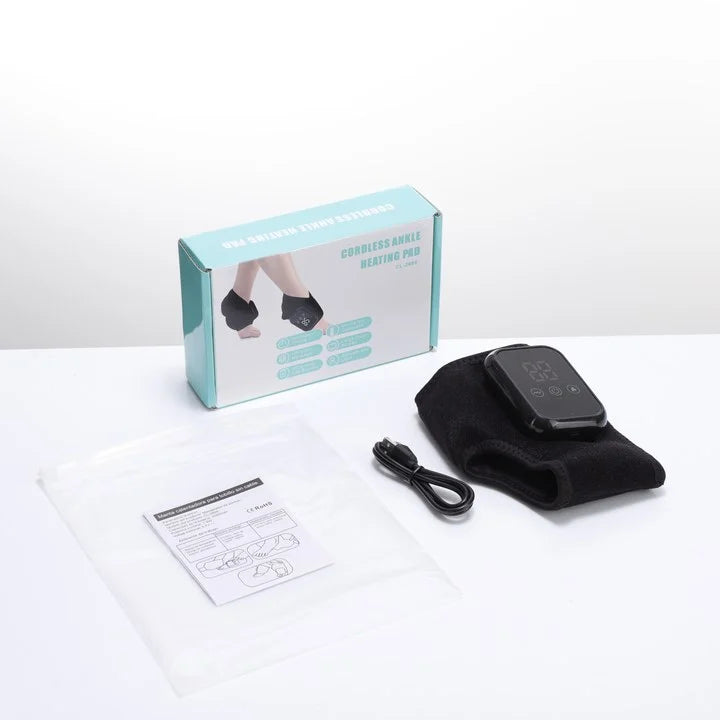 Bärbar fotmassage med värme