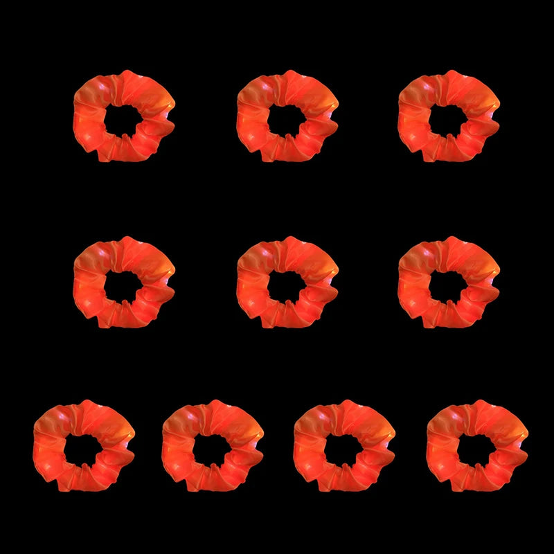 Scrunchie med led som lyser