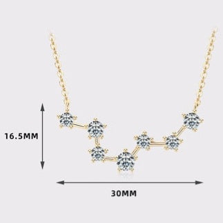 Halsband Stjärnor S925 Silver