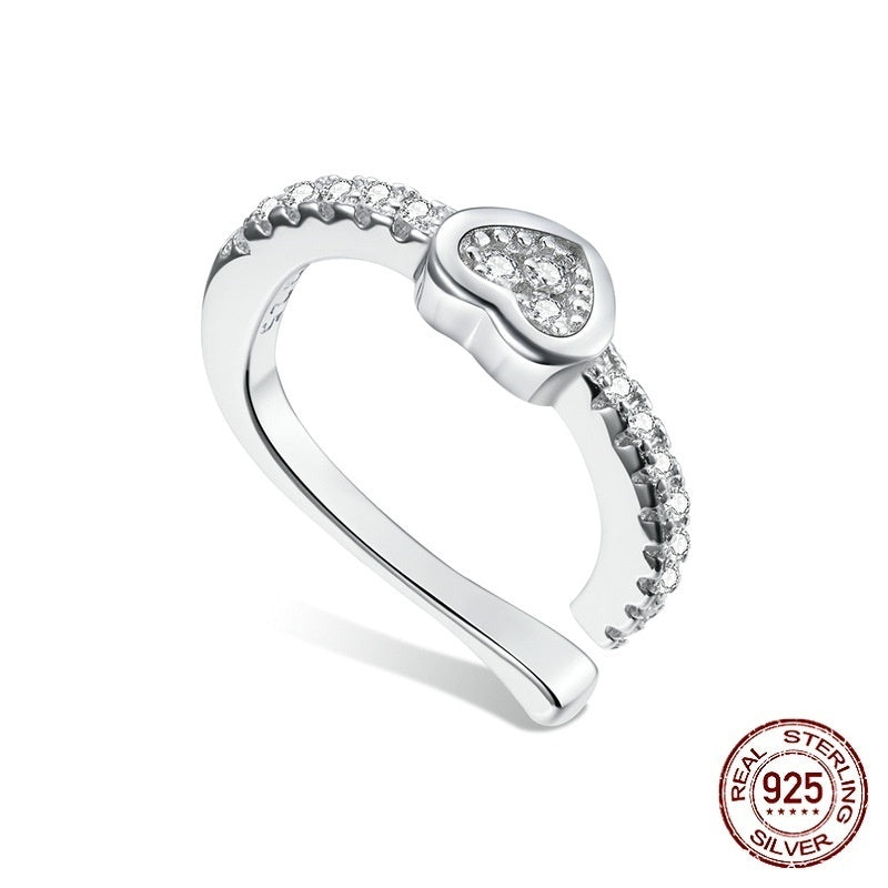 Ear Clip Single Loving Heart