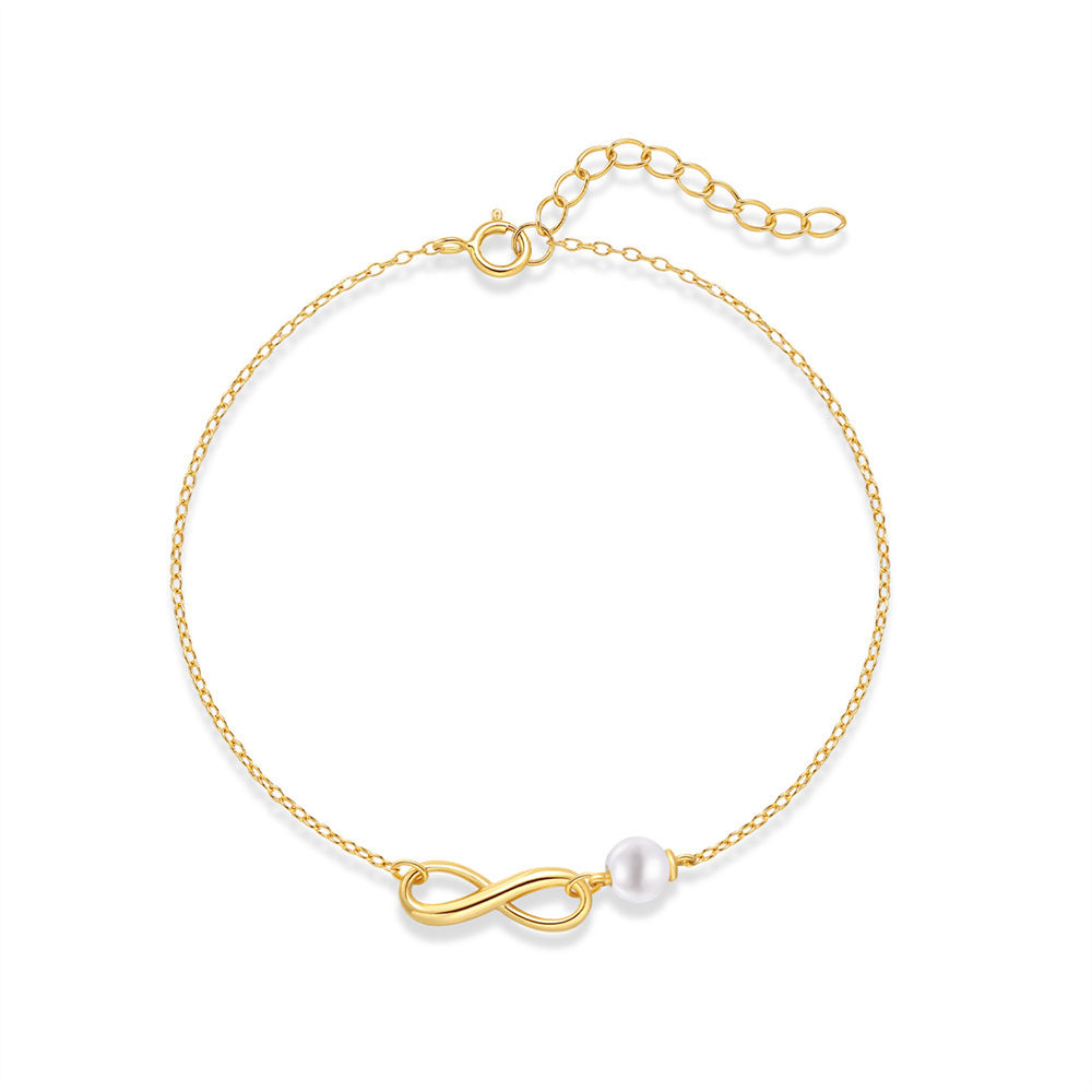 Pärlarmband Evighet i Sterling silver