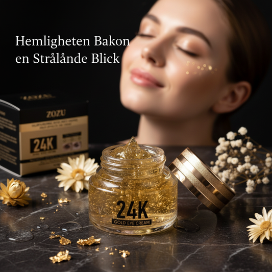 24K Guld Ögonkräm – Hemligheten Bakom en Strålande Blick