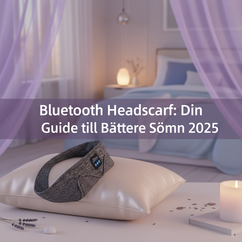 Bluetooth Headscarf: Den Ultimata Guiden till Bättre Sömn och Avkoppling 2025