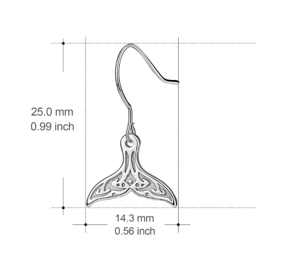 Örhängen Whale Tail