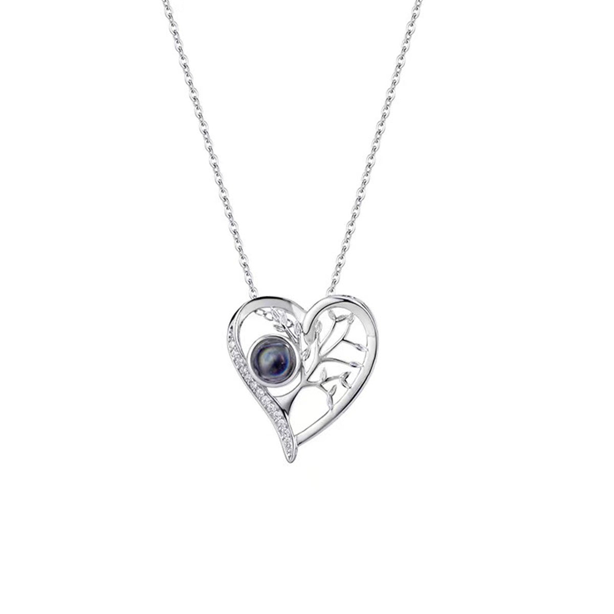 Halsband S925 Sterling Silver Love Tree