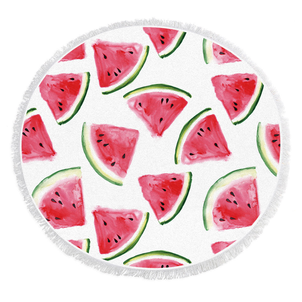 Strandhandduk rund frukt