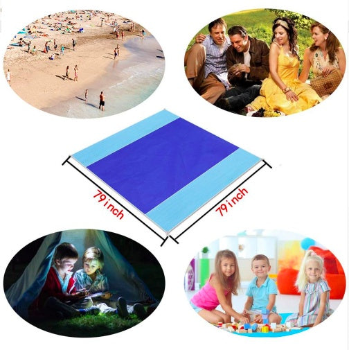 Sandfri strandmatta