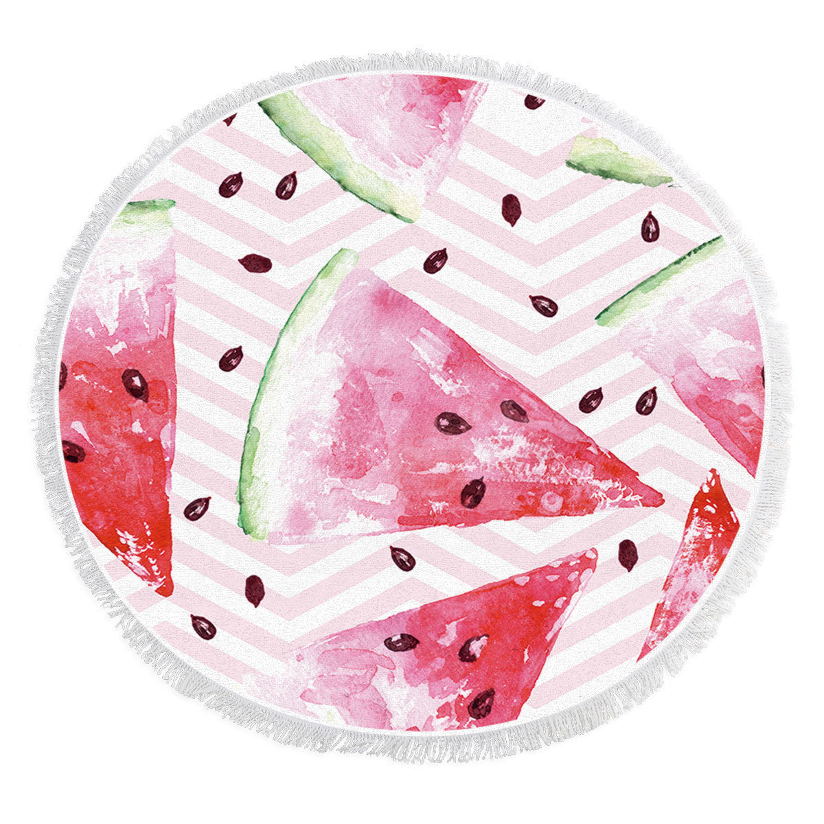 Strandhandduk rund frukt