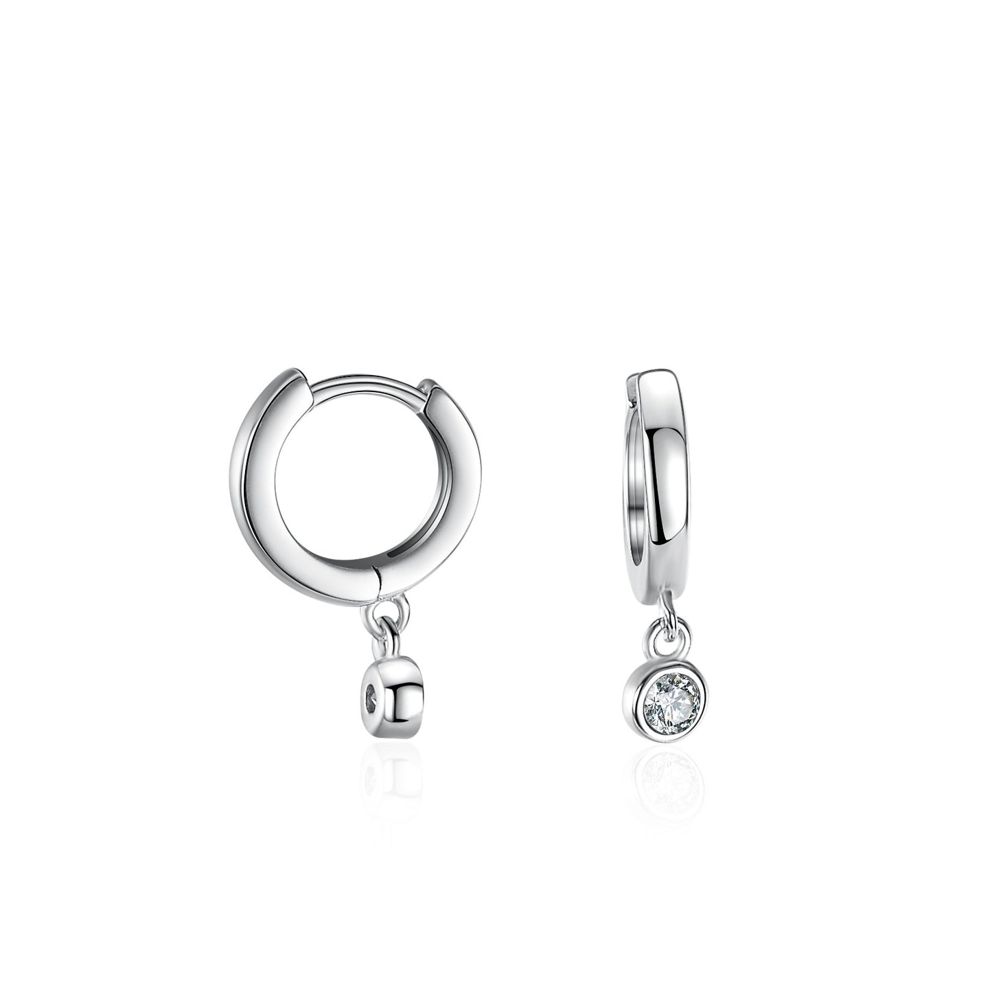 Silverörhängen Bubble Stud