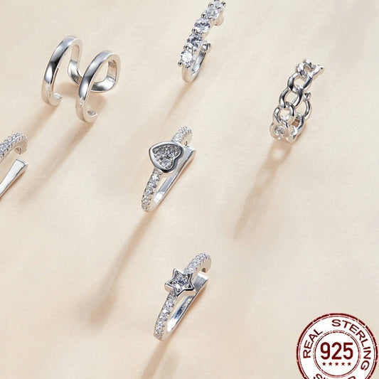 Ear Clip Single Loving Heart