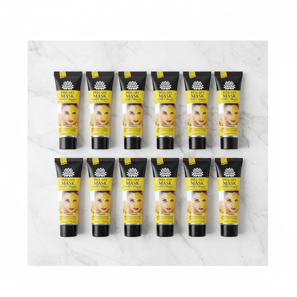 Guld Kollagen Peel Off Mask – Lyxig ansiktsmask för strålande hud