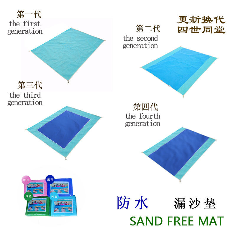 Sandfri strandmatta