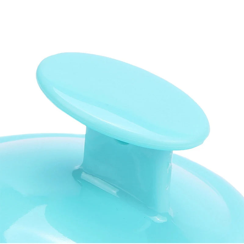 Mjuk sillikonborste för hårbottenmassage