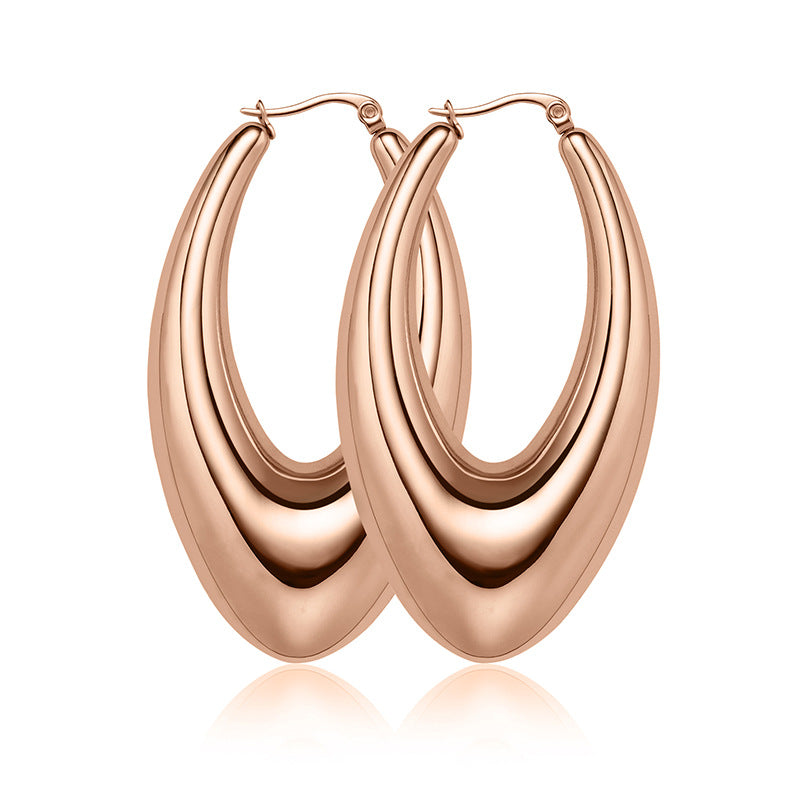 Örhängen Long Oval Glossy