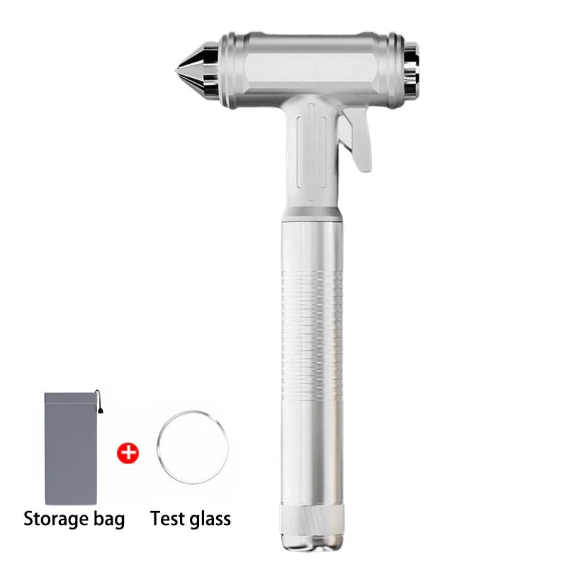 Bilsäkerhetshammare 2-i-1 - Fönsterbrytare & Bälteskniv för Nödsituationer