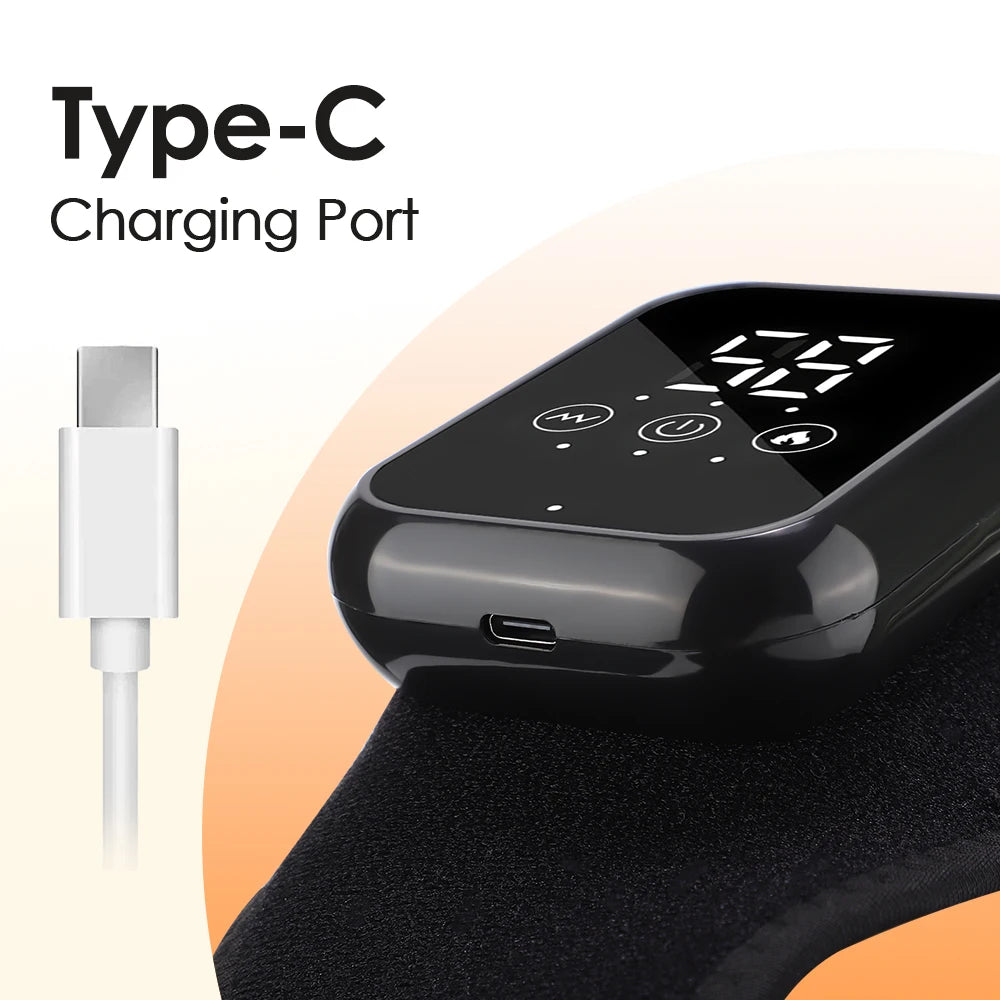 Bärbar fotmassage med värme