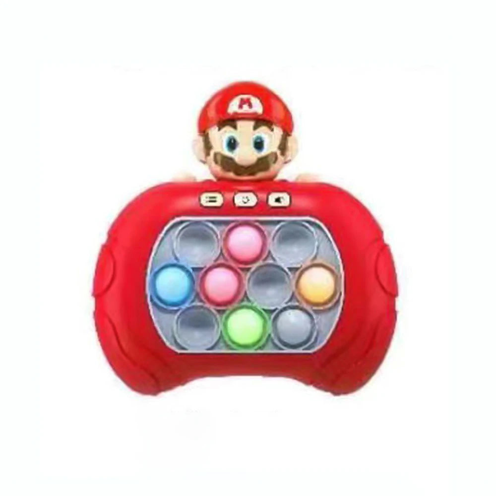 Quick Push Pop It - Elektronisk Fidget Bubble Game med Ljus & Ljud