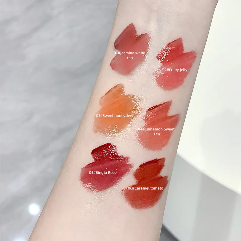 Gege Bear Söt Kanin Läppglans - Velvet Matte & Water Light