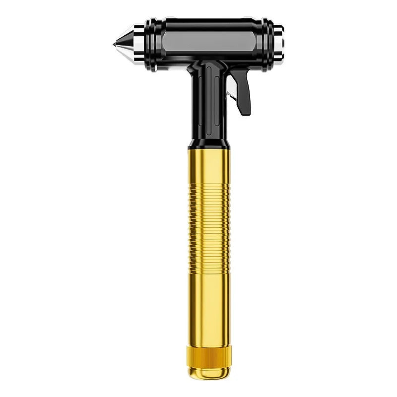 Bilsäkerhetshammare 2-i-1 - Fönsterbrytare & Bälteskniv för Nödsituationer