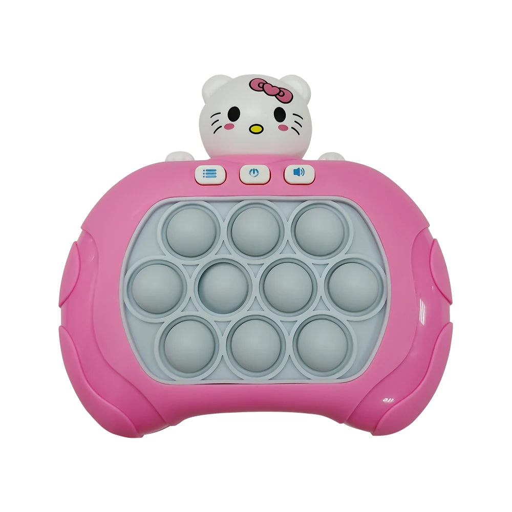 Quick Push Pop It - Elektronisk Fidget Bubble Game med Ljus & Ljud