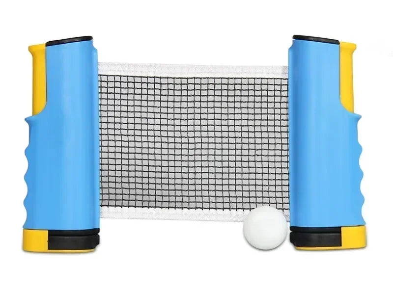 Portabelt Bordtennisnät - Spela Var Som Helst | Justerbart & Hopfällbart
