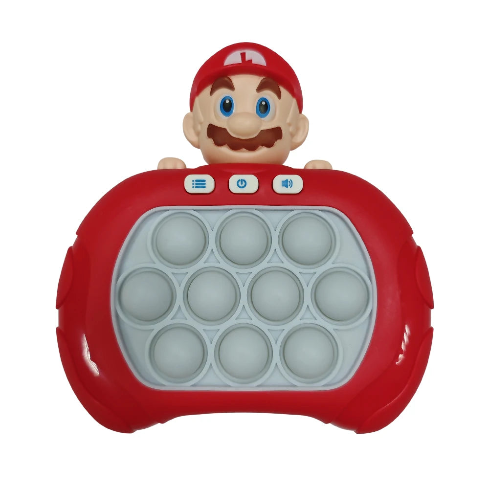 Quick Push Pop It - Elektronisk Fidget Bubble Game med Ljus & Ljud