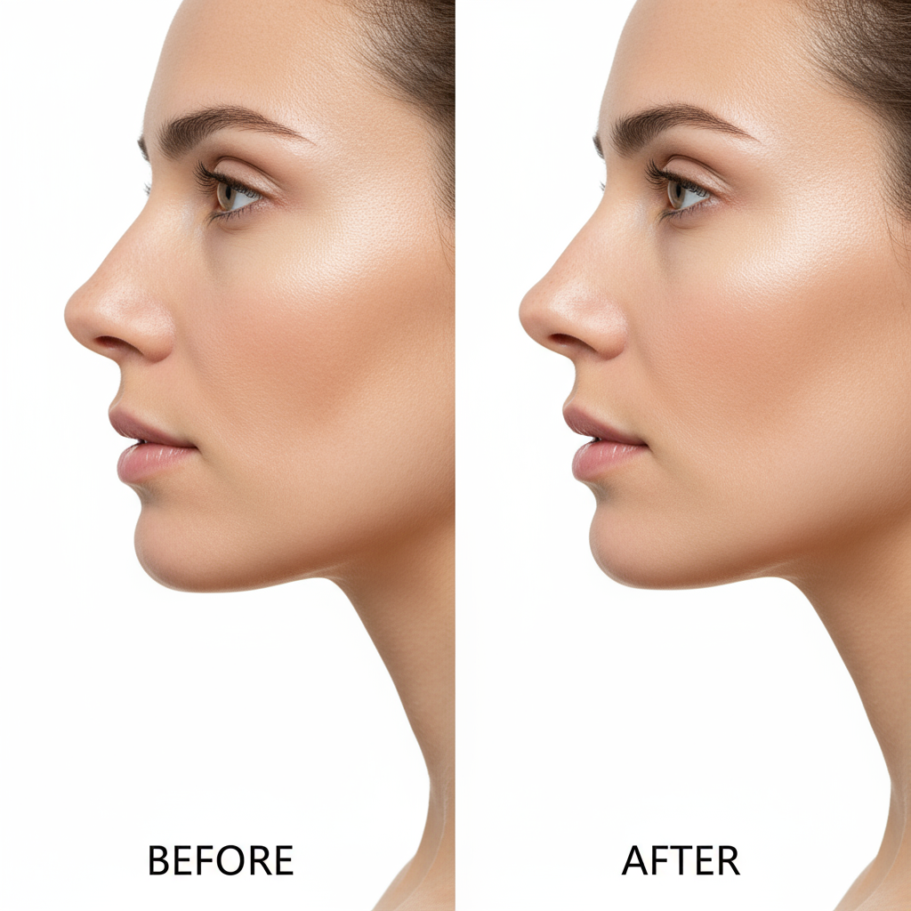 Före och efter ansiktslyft