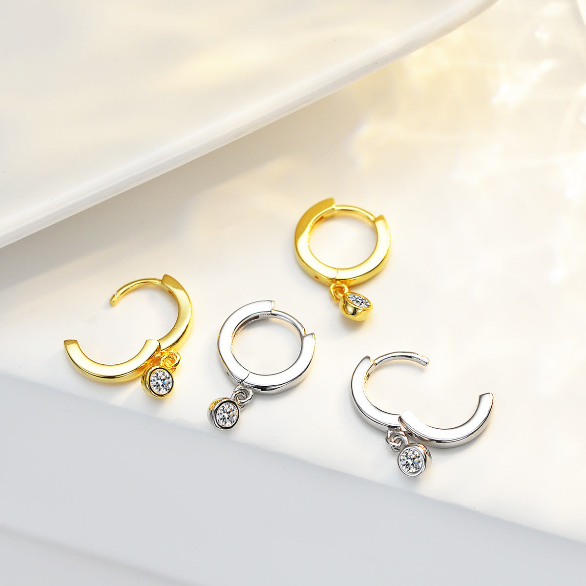 Silverörhängen Bubble Stud