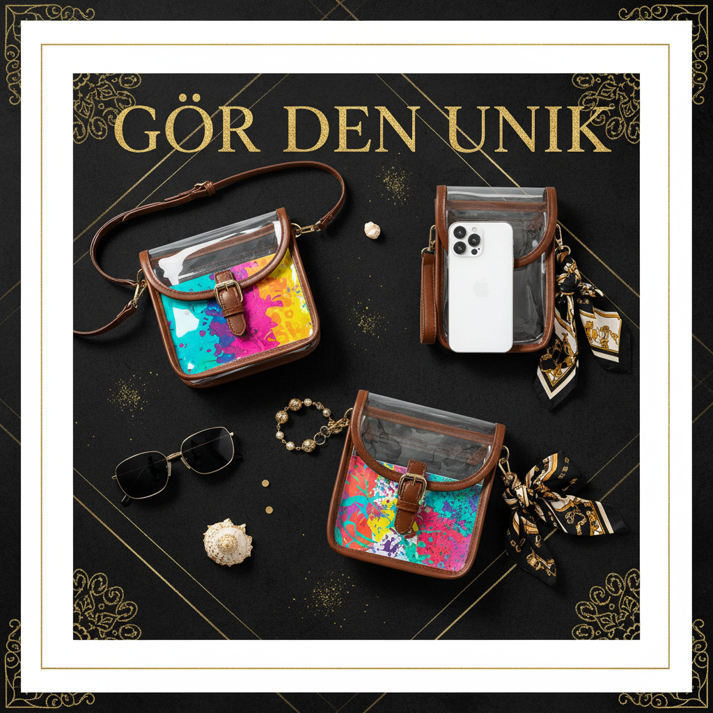 Gör den unik - Personlig transparent väska