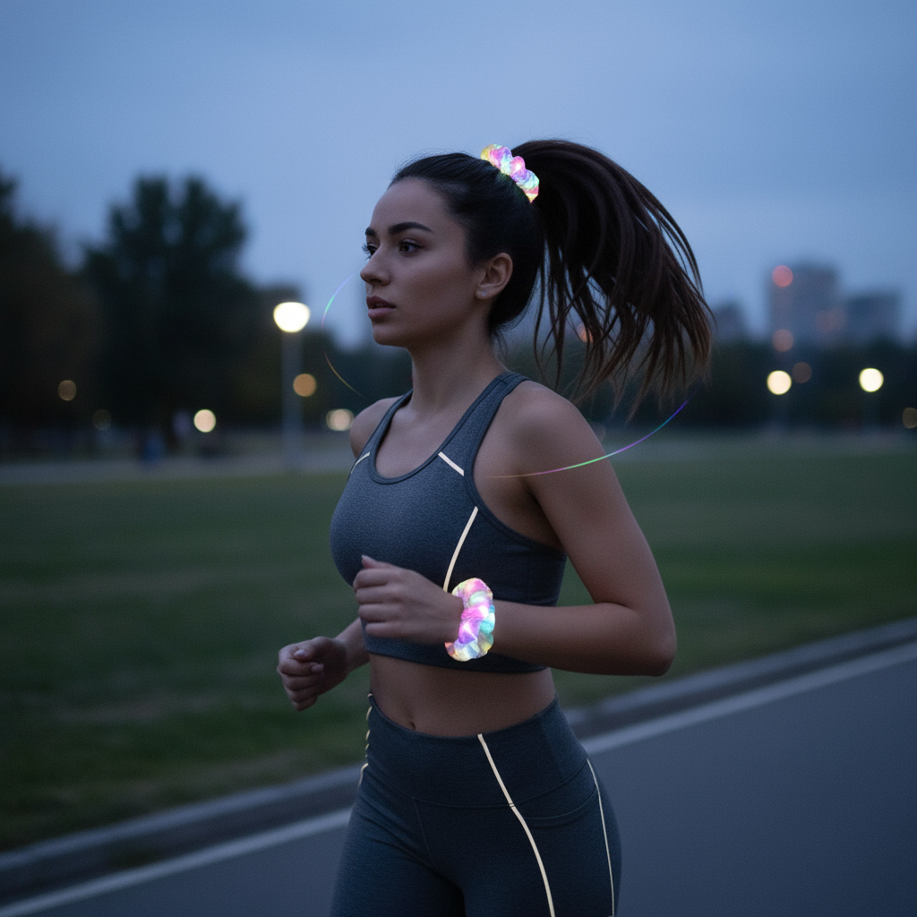 LED scrunchie jogging