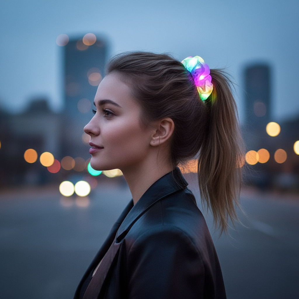 LED scrunchie lifestyle