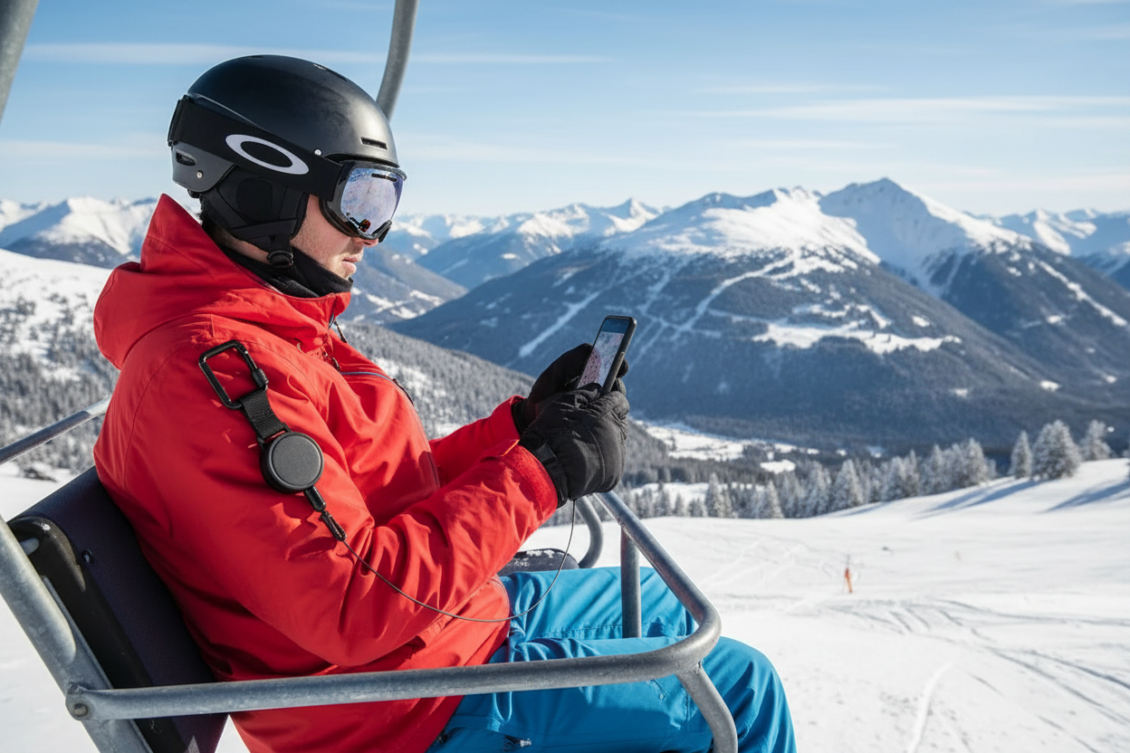 Mobilhållare i sittlift