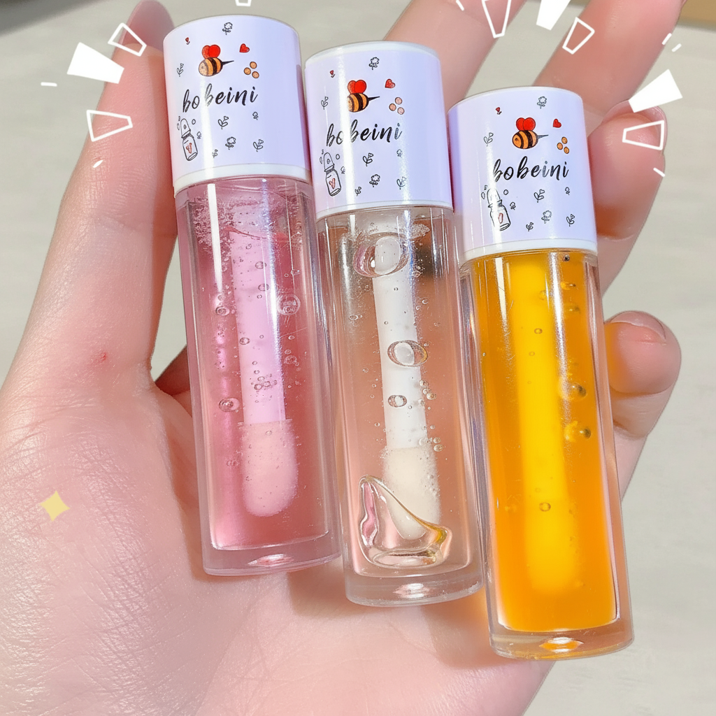 Persika Honung Läppolja - Bilder utan kinesiska tecken