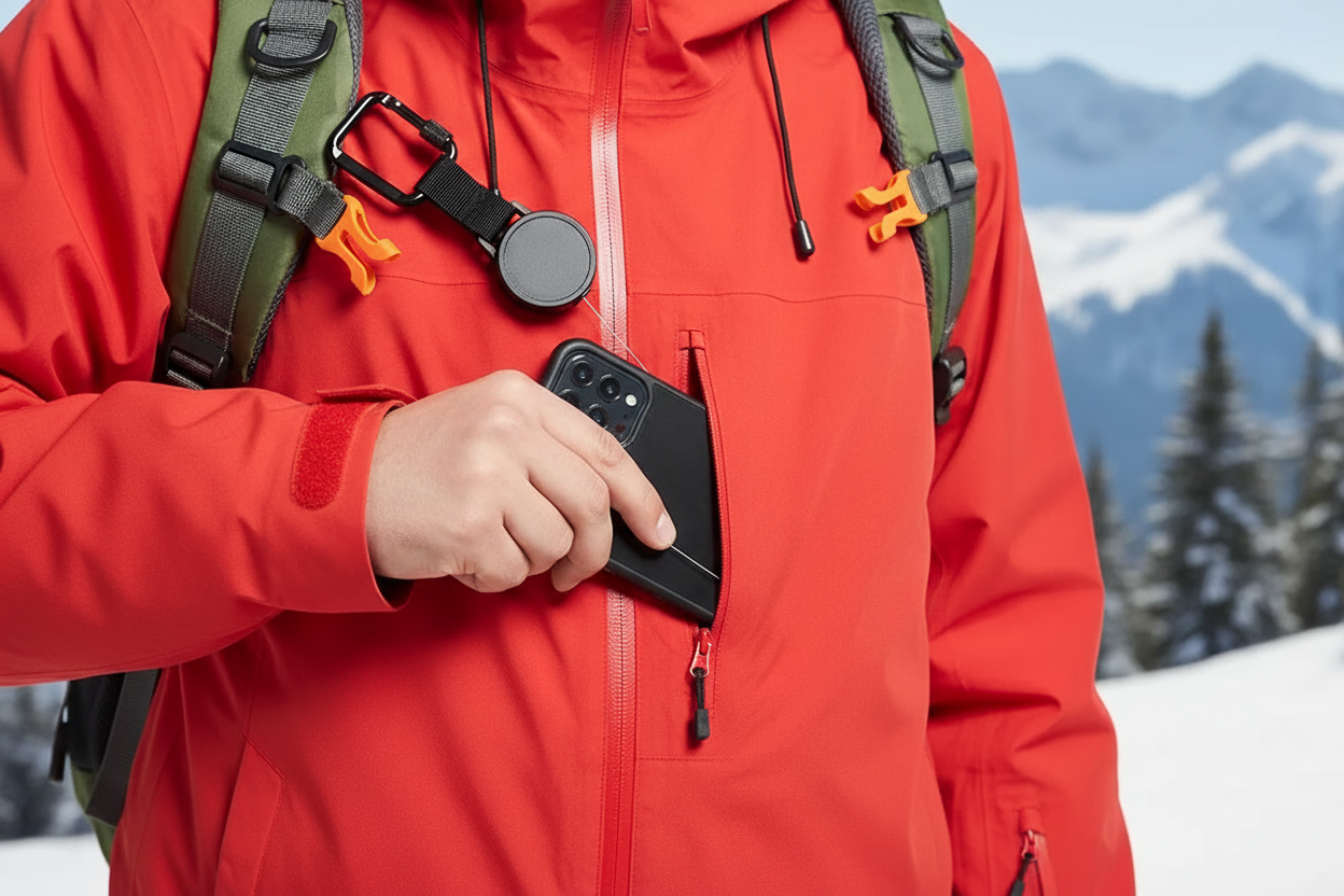 Praktisk funktion - Snöret dras in