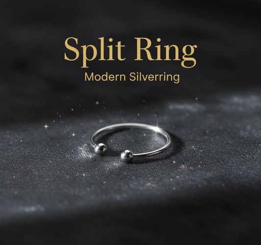 Split Ring - Modern Silverring