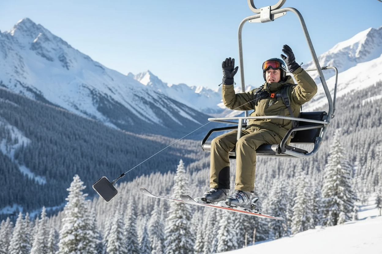 Steg 2 - Tappar mobilen med korrekt fäste