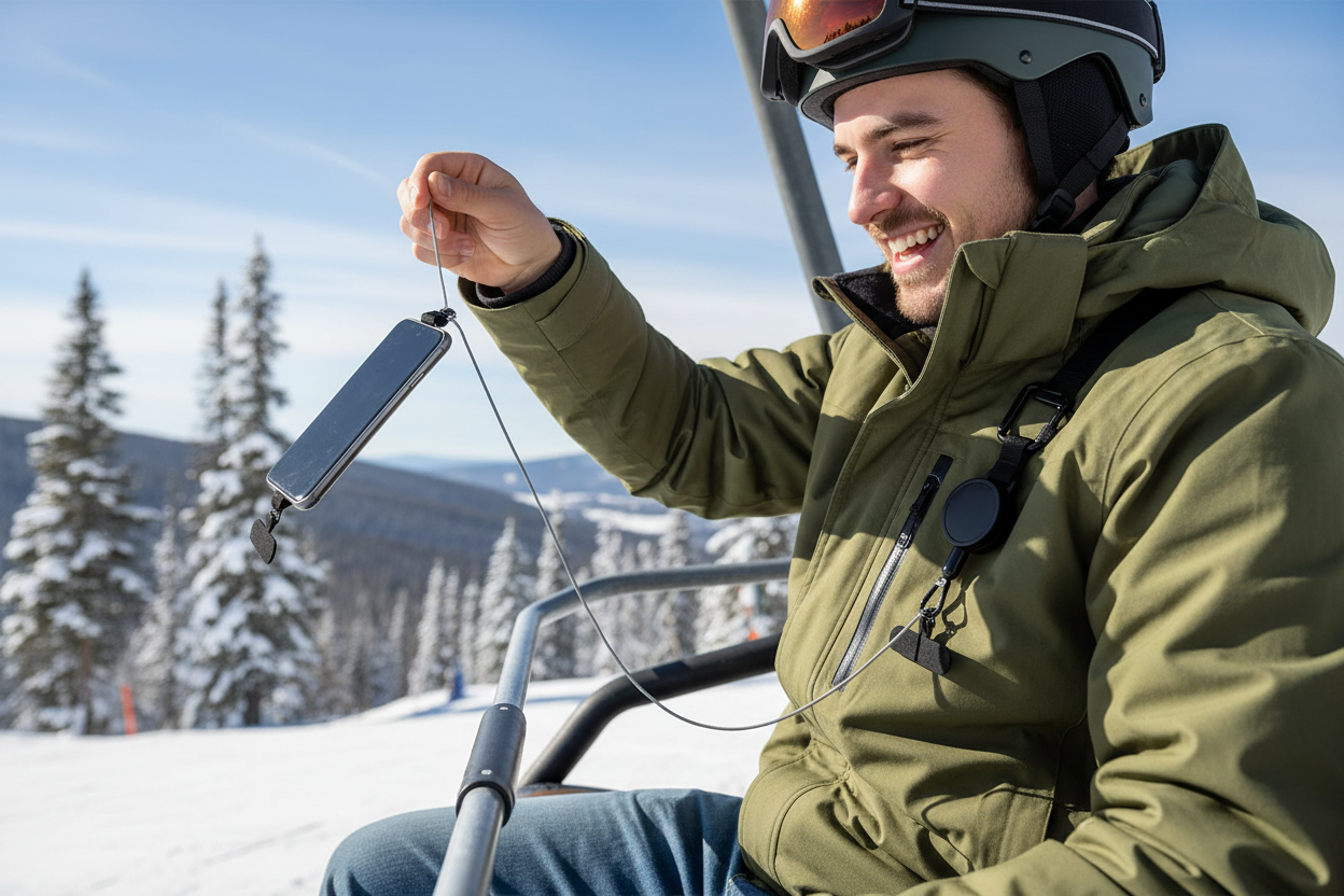 Steg 4 - Drar upp mobilen