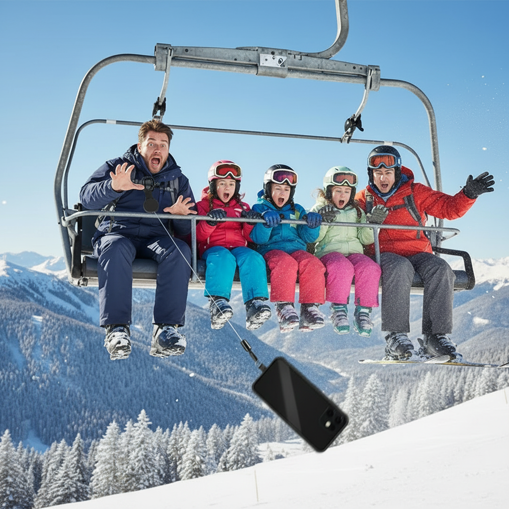 Telefonen tappad - dramatiskt ögonblick