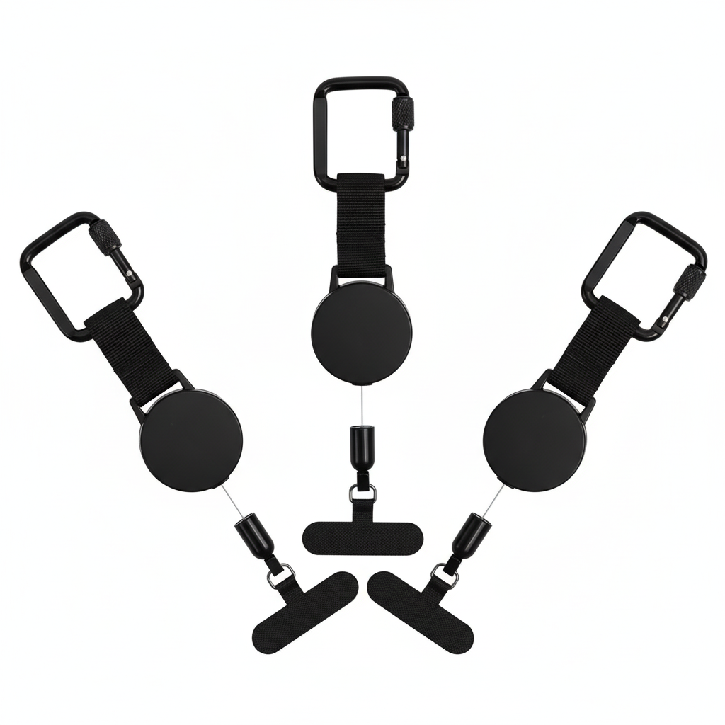 Tre mobilhållare med tappskydd - 3-pack