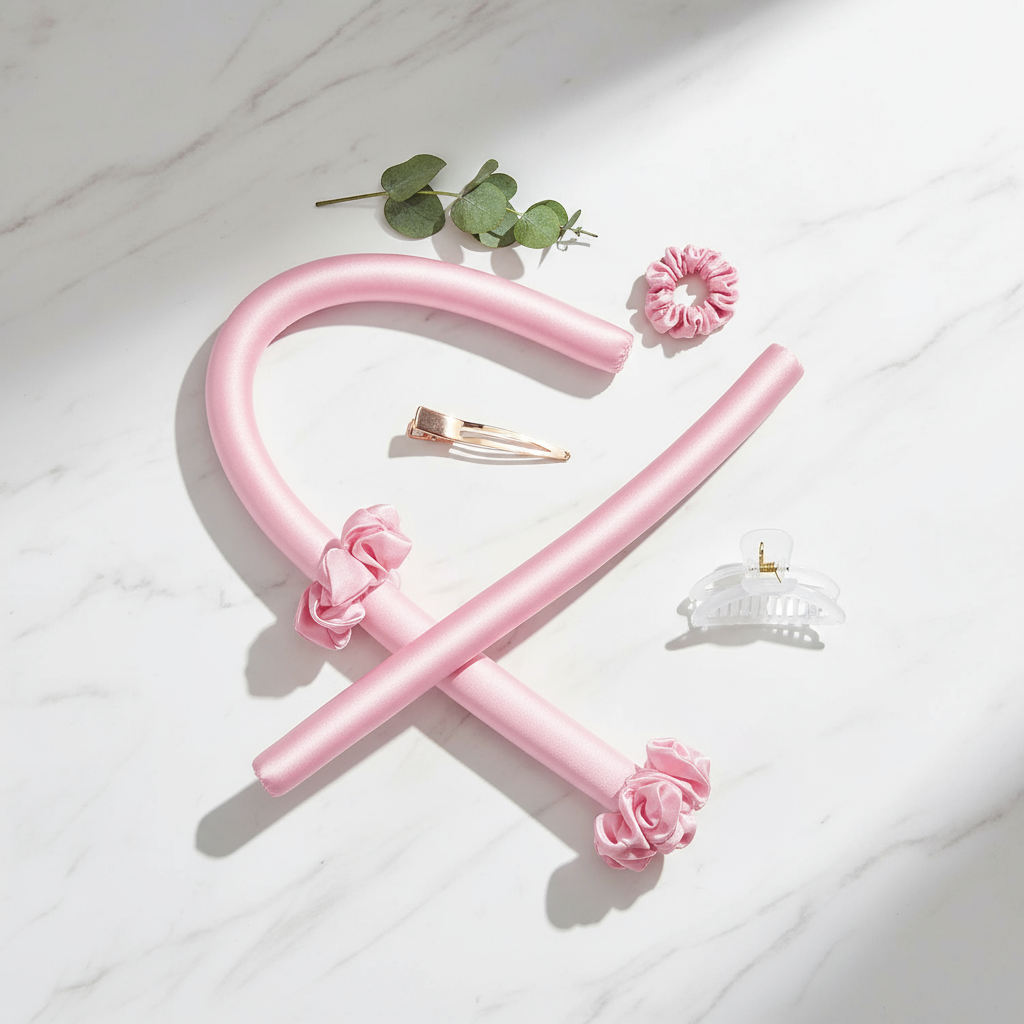 Värmefria hårlockar komplett produkt