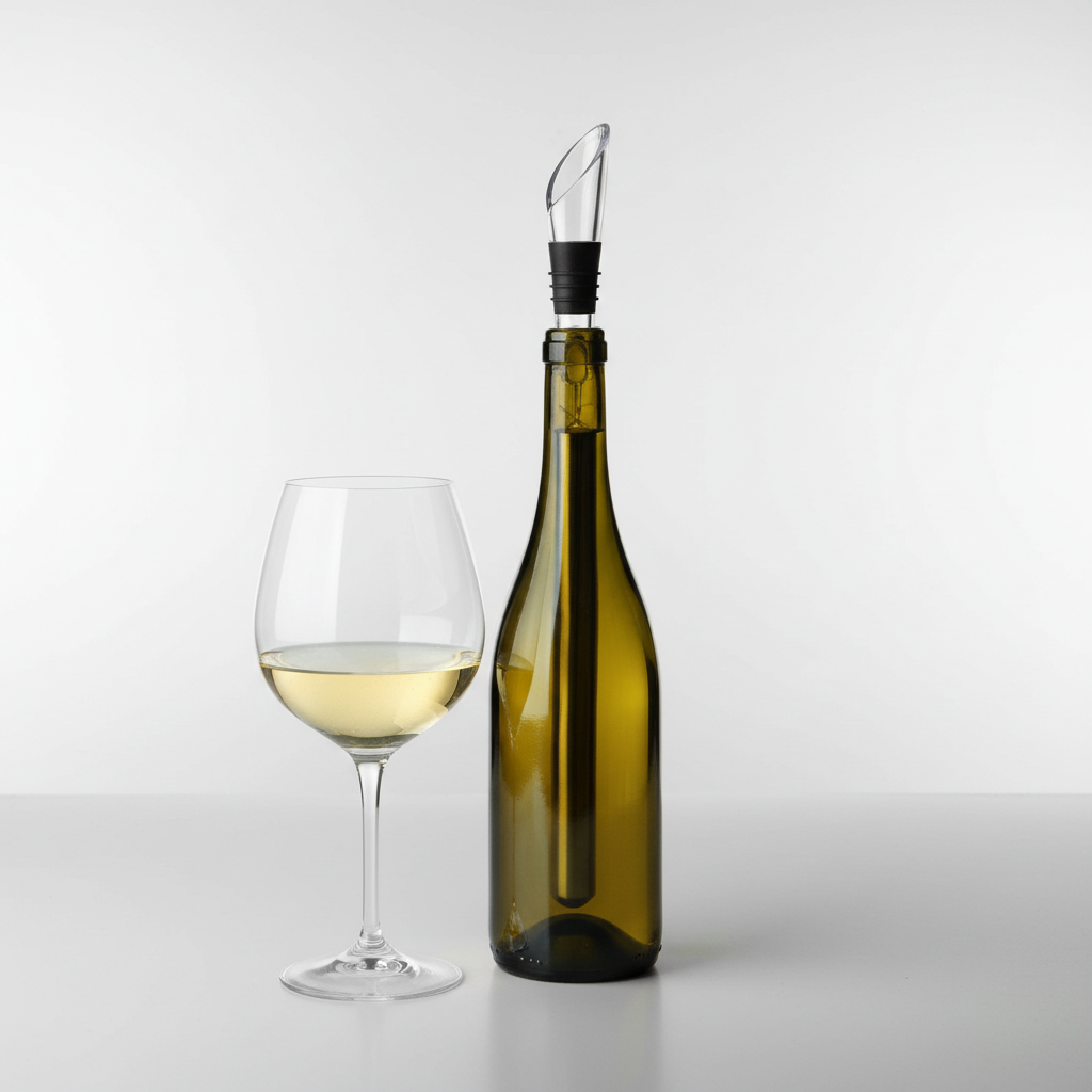 Vinkylare placerad i flaska